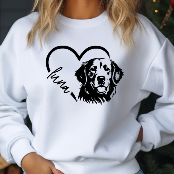 Golden Heart Crewneck Sweatshirt - Picture 2 of 4